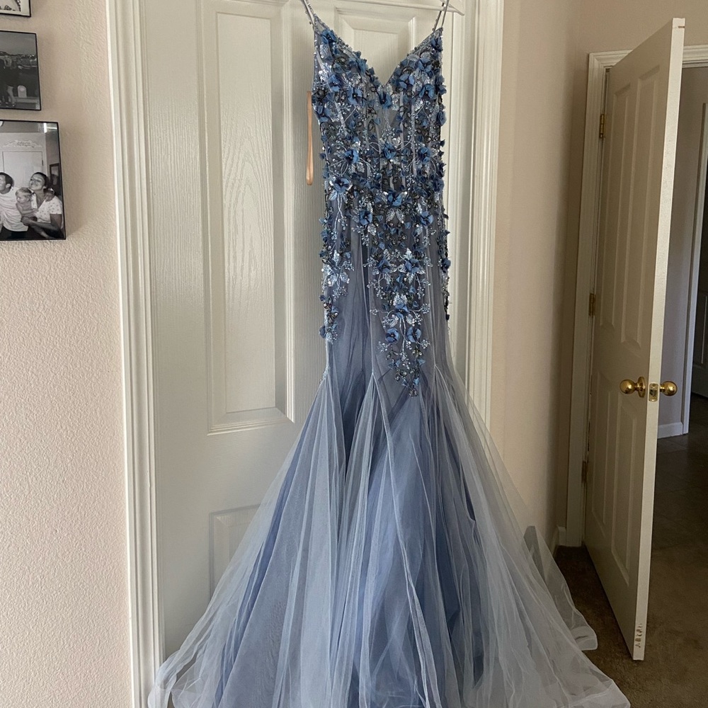 Gorgeous Jovani mermaid pageant / prom / formal gown